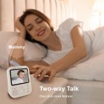 nannio Hero3 Video Baby Monitor with Night Light & Vibration Assistant, 3.5" Baby Camera Monitor, Sound Activated, Lullaby, Room Temperature, Two-Way Audio, Newborns, Pets, Elderly, 2 Years Warranty - Image 8